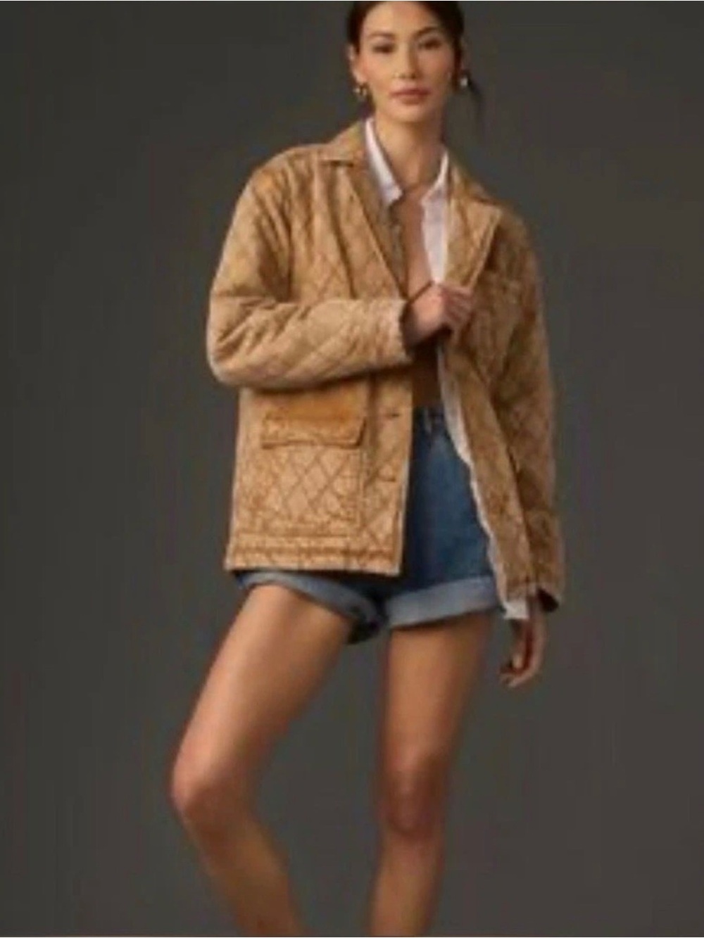 Anthropologie Young Fabulous & Broke Walker Quilted Jacket
